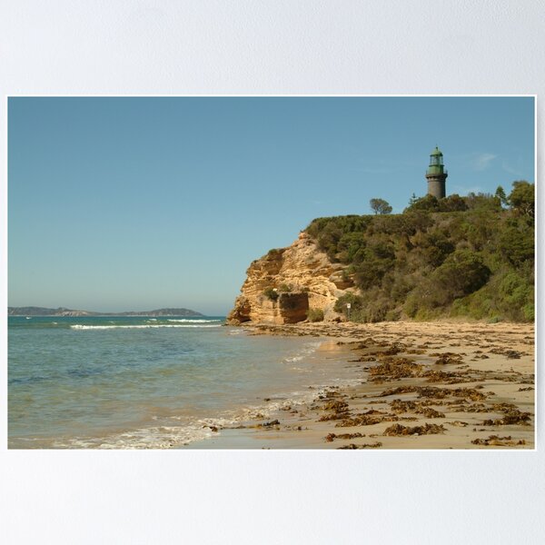 Item preview, Joe Mortelliti Gallery - Black Lighthouse, Queenscliff, Bellarine Peninsula, Victoria, Australia. designed and sold by thisisaustralia.