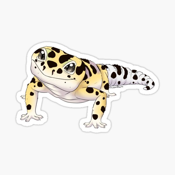 Bold Leopard Gecko Sticker