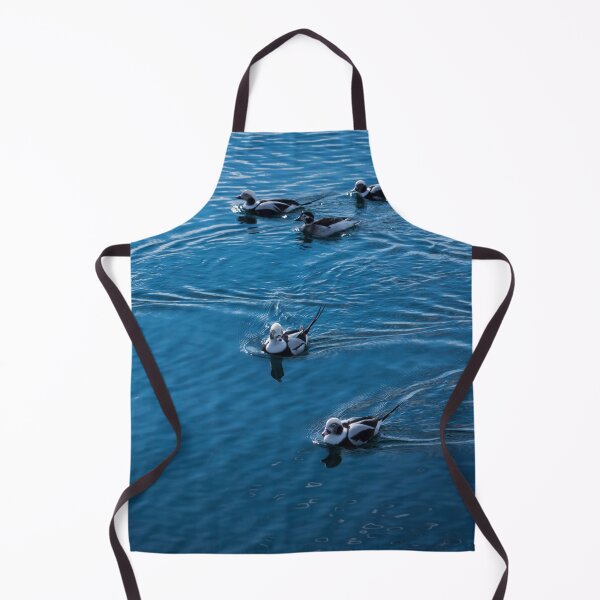 Item preview, Deep Blue Pursuit - Long Tailed Ducks on Silky Water designed and sold by Georgia Mizuleva.