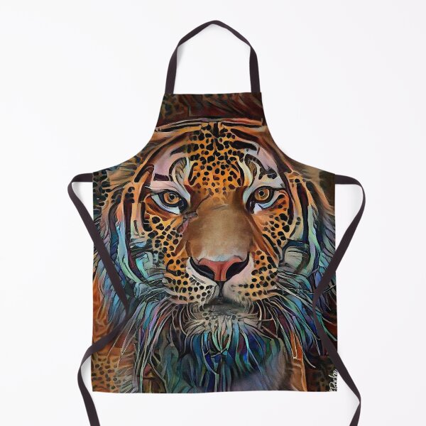 Item preview, King Savanah, tiger, tigre, lea roche paintings, wild cat, designed and sold by L. ROCHE.