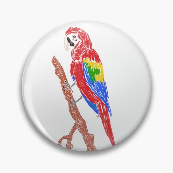 Item preview, scarlett mccaw parrot art small repeating designed and sold by moon-drunk.