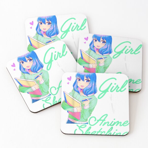 Item preview, Anime and Sketching Just a Girl Who Loves Anime Drawing T-Shirt designed and sold by ImartX.