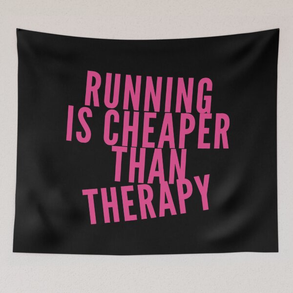Item preview, Running is Cheaper than Therapy designed and sold by ArqDezines.