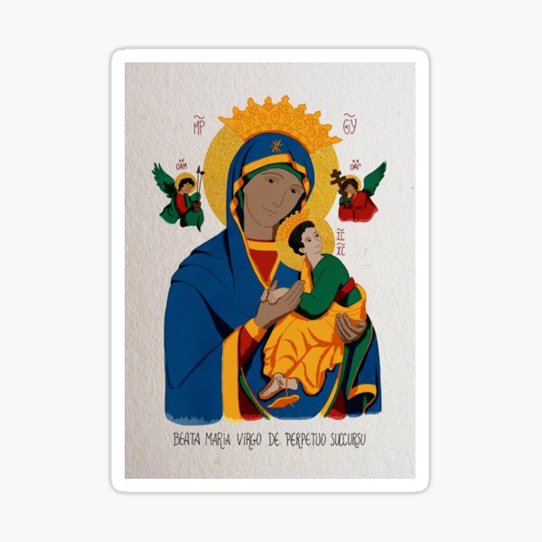 Notre Dame du Perpétuel Secours Sticker