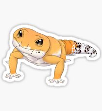 Pegatina Tangerine Leopard Gecko