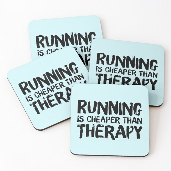 Item preview, Running is Cheaper than Therapy - Brushstroke 2 designed and sold by ArqDezines.