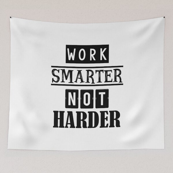 Item preview, Work smarter not harder designed and sold by Samridhi Verma.