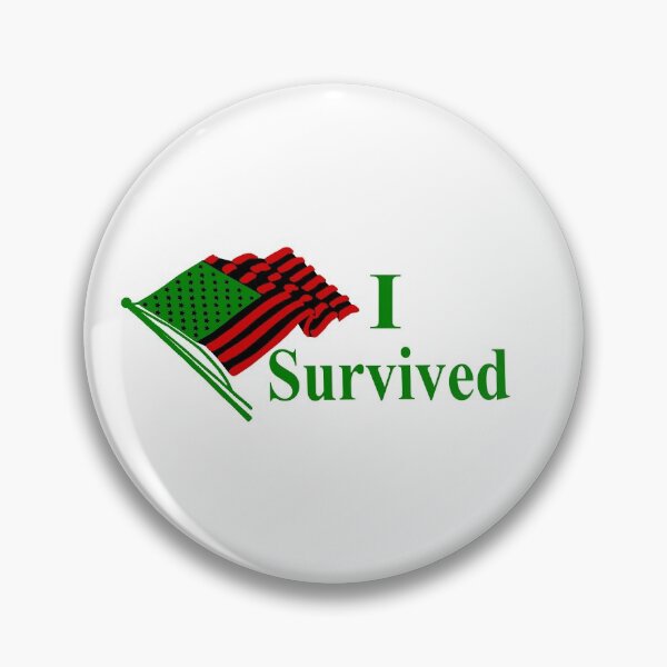 Item preview, I Survived (voting sticker) black lives themed designed and sold by verypunny2.