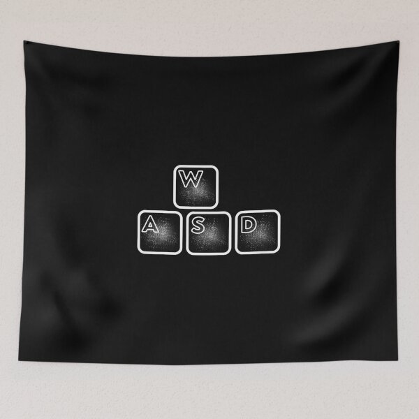 Item preview, WASD Gamer Keyboard The Only Thing That Really Moves Me designed and sold by Paulina Vanlife.