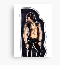 Jeff Winger as 'Ricky Nightshade' Canvas Print
