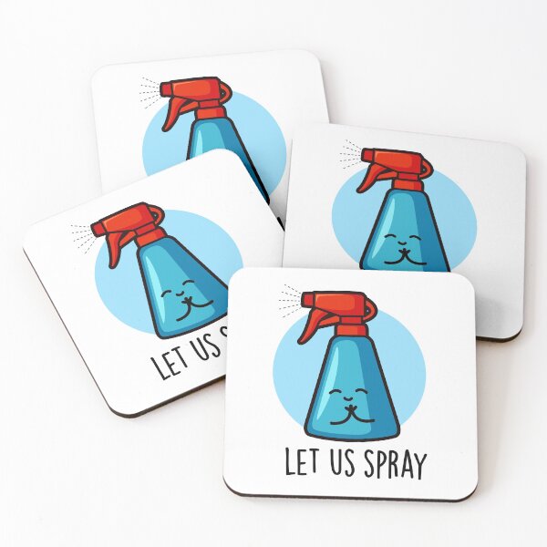 Item preview, Let Us Spray Funny Praying Spray Bottle Puns  designed and sold by punnybone.