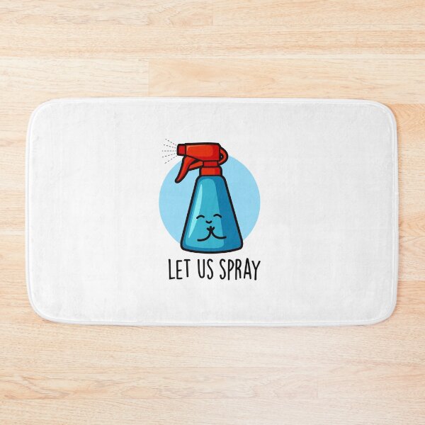Item preview, Let Us Spray Funny Praying Spray Bottle Puns  designed and sold by punnybone.