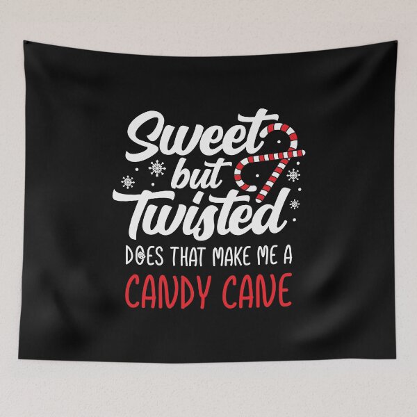 Item preview, Christmas Sweet But Twisted Candy Cane Funny Xmas designed and sold by haselshirt.