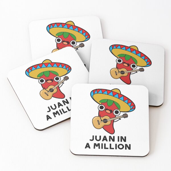 Item preview, Juan In A Million Funny Mexican Chilli Puns  designed and sold by punnybone.