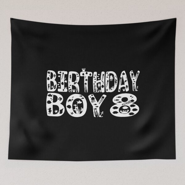 Item preview, 8th Birthday Boy 8 Years Old Fishing Lover Theme Party graphic designed and sold by Grabitees.