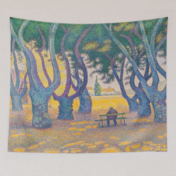 Item preview, Paul Signac - Place des Lices, St. Tropez (1893) designed and sold by HistoryRestored.