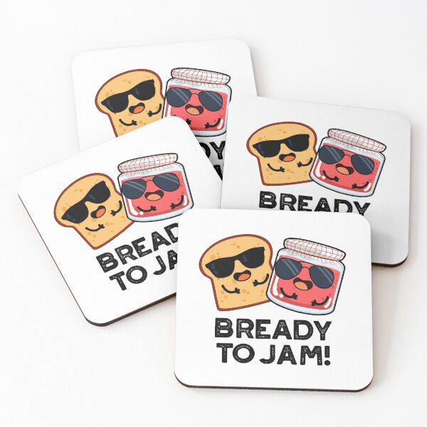 Item preview, Bready To Jam Funny Bread Jam Puns  designed and sold by punnybone.