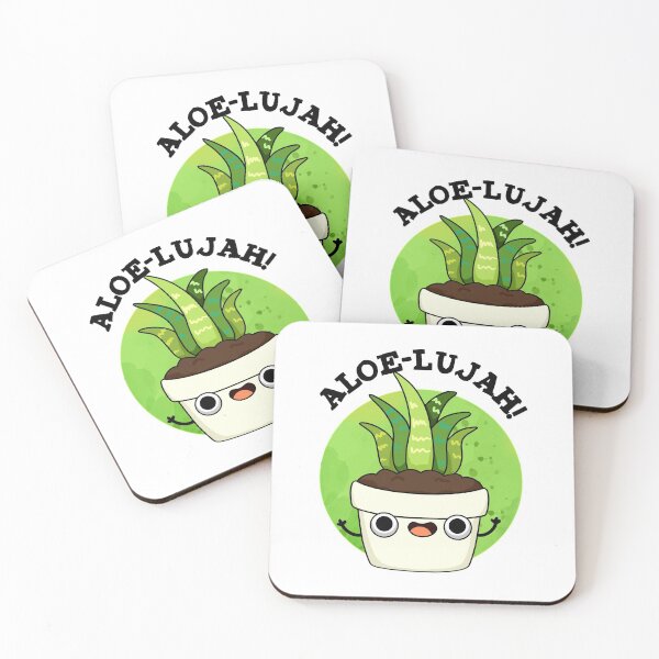 Item preview, Aloe-llujah Funny Aloe Vera Pun  designed and sold by punnybone.