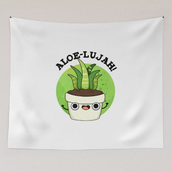 Item preview, Aloe-llujah Funny Aloe Vera Pun  designed and sold by punnybone.