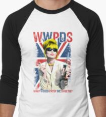 What Would Patsy Do, Sweetie? Ab Fab. Absolutely Fabulous. Patsy Stone. Edina. Men's Baseball ¾ T-Shirt