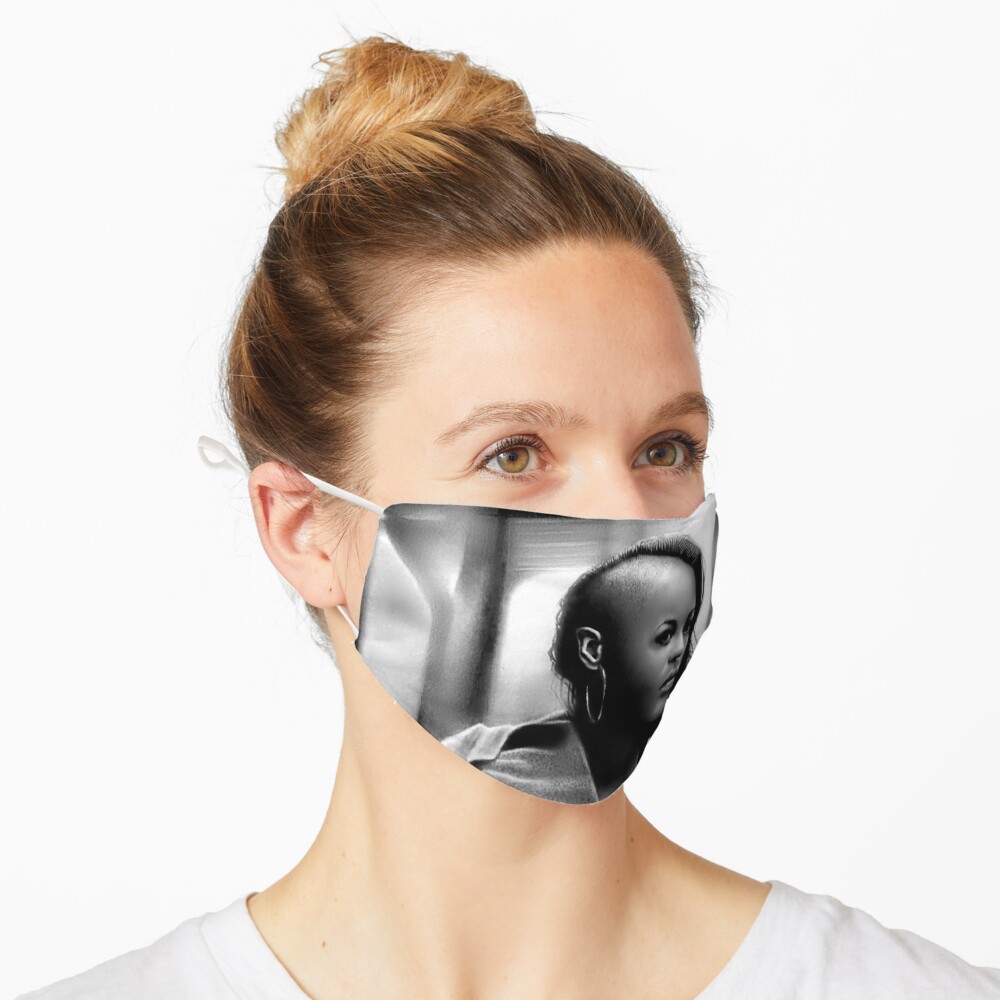 In Transit (Graphite drawing) Mask