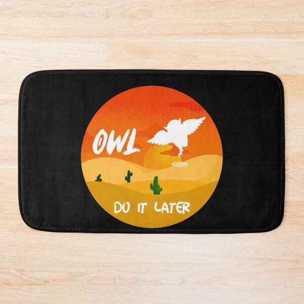 Item preview, OWL Do It Later designed and sold by DiscGolfTees.