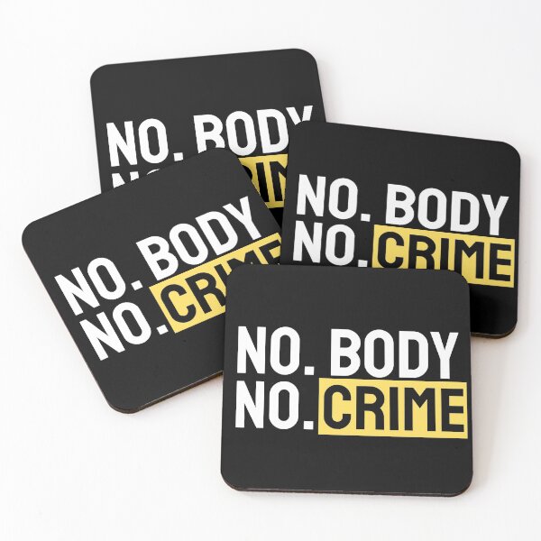 Item preview, No Body No Crime designed and sold by MADINKSHOP.