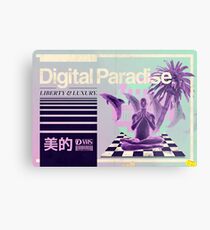 Digital Paradise Metal Print