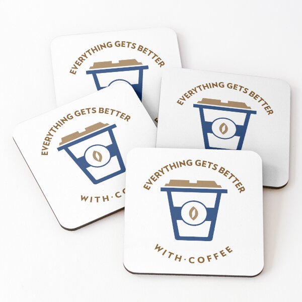 Item preview, Everything gets better with coffee designed and sold by Kaupasi.