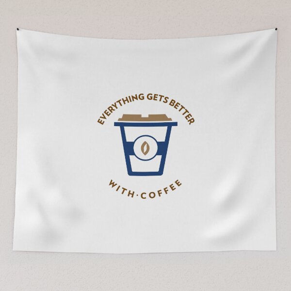 Item preview, Everything gets better with coffee designed and sold by Kaupasi.
