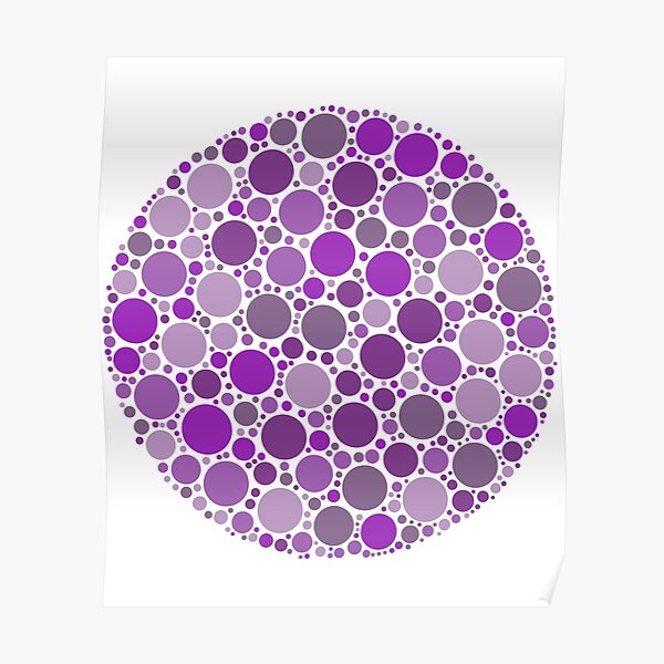 Color Blind Test Posters Redbubble