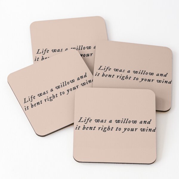 Item preview, Life was a willow and it bent right to your wind designed and sold by One Line Aesthetics ♡.