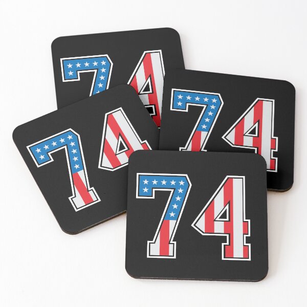 Item preview, 74 American Lucky Number Seventy-four United States Flag designed and sold by Urosek.
