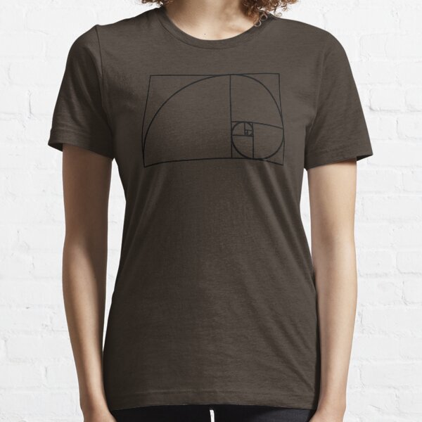Fibonacci Spiral Essential T-Shirt