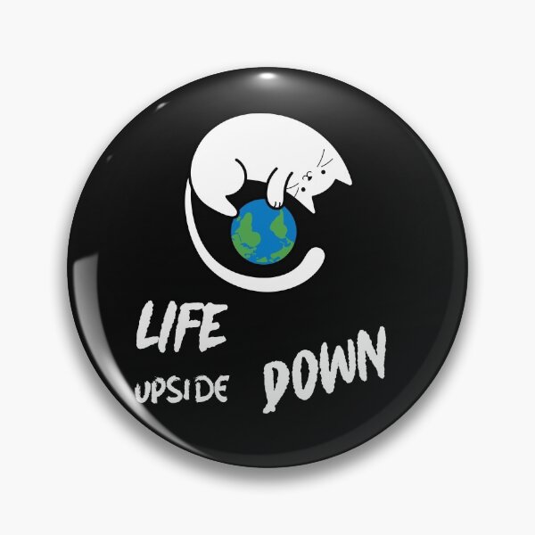 Item preview, Upside Down World Map, Life Upside Down, Cat World designed and sold by DiscGolfTees.