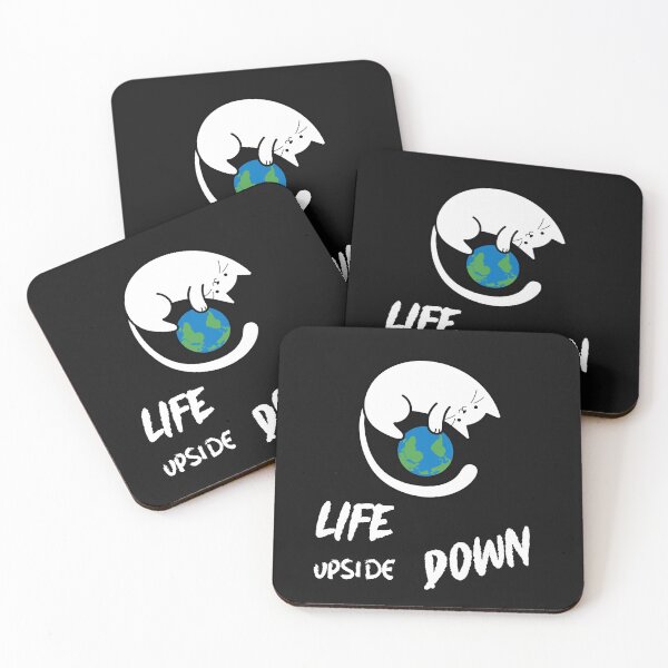 Item preview, Upside Down World Map, Life Upside Down, Cat World designed and sold by DiscGolfTees.