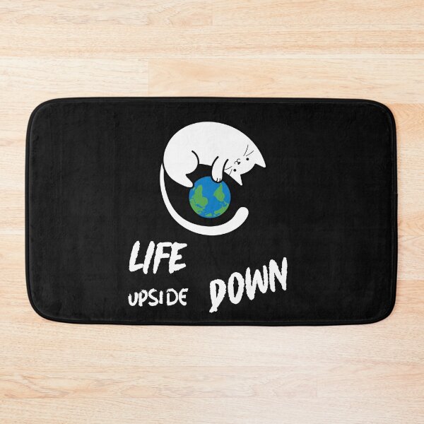 Item preview, Upside Down World Map, Life Upside Down, Cat World designed and sold by DiscGolfTees.