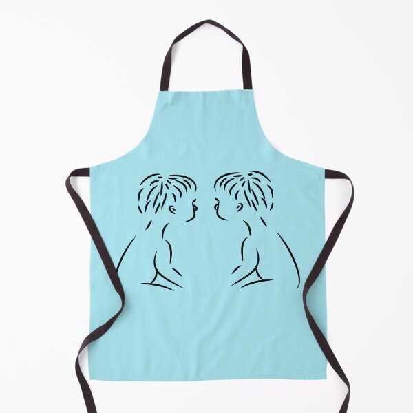 Item preview, twins blue background designed and sold by miaterinka.