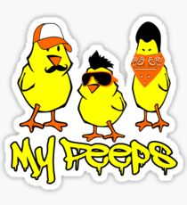 My Peeps, Baby Chicks T-Shirt Sticker