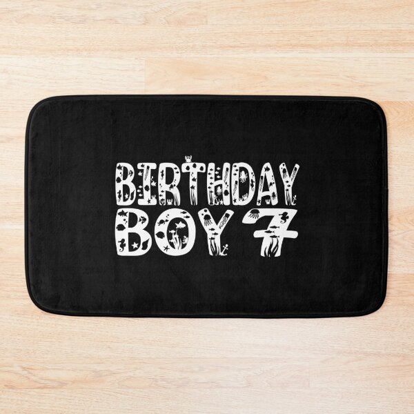 Item preview, 7th Birthday Boy 7 Years Old Fishing Lover Theme Party design designed and sold by Grabitees.