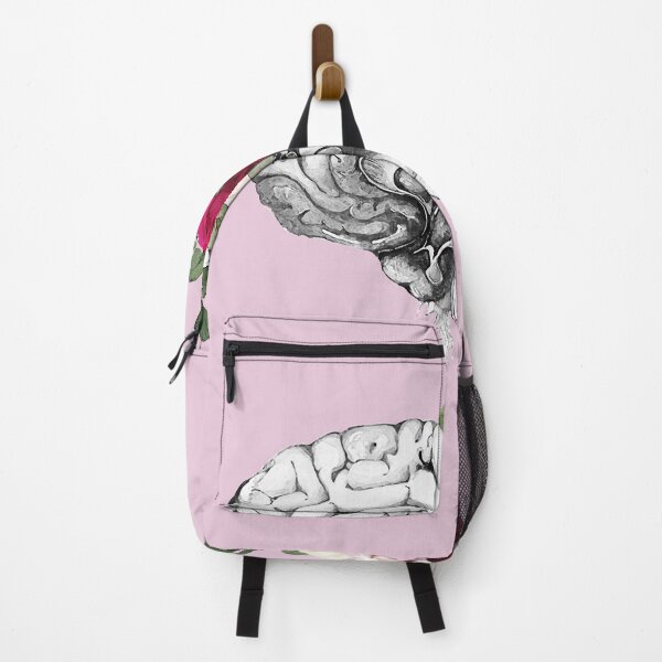 Item preview, Roses floral Mental health brain with floral psychology designed and sold by Collagedream.