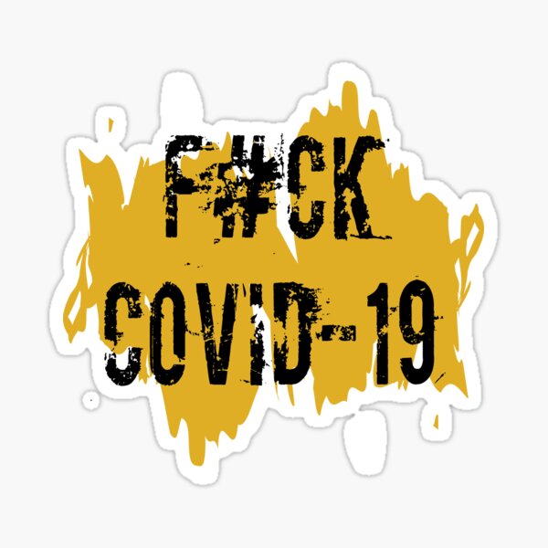 F # CK Covid-19 Sticker