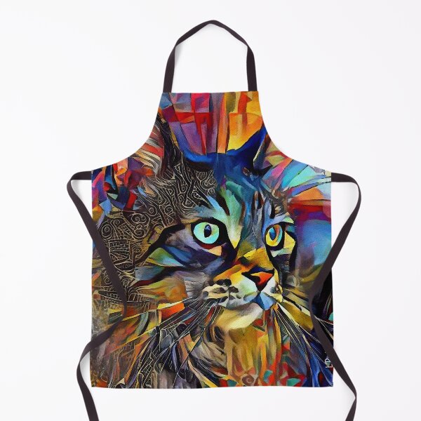 Item preview, Linen, cat, chat, cat, kitty, lea roche paintings designed and sold by L. ROCHE.