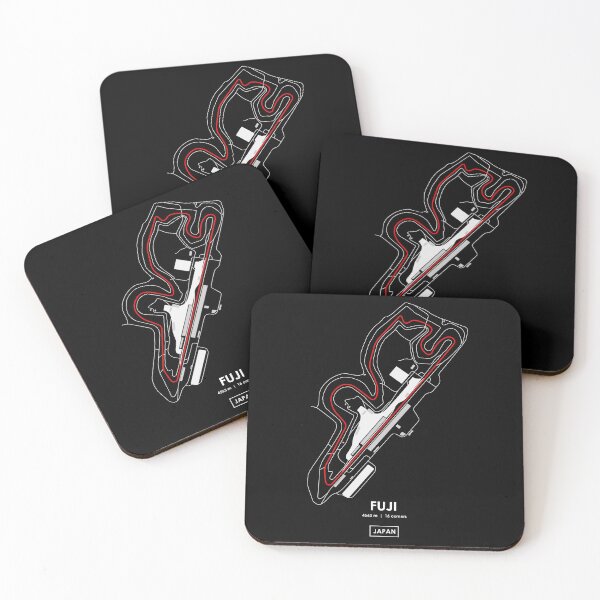 Item preview, FUJI - JAPAN TRACK MAP 2.0 RED designed and sold by andreanastasio.