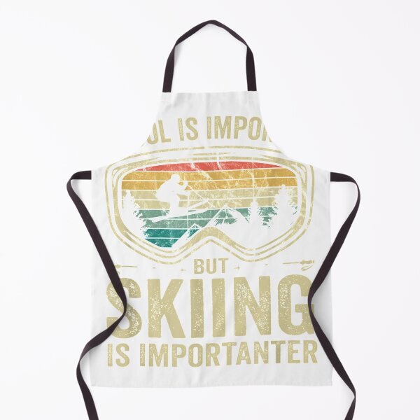 Item preview, School Is Important But Skiing Is Importanter vintage ski T-Shirt designed and sold by Brianconner.