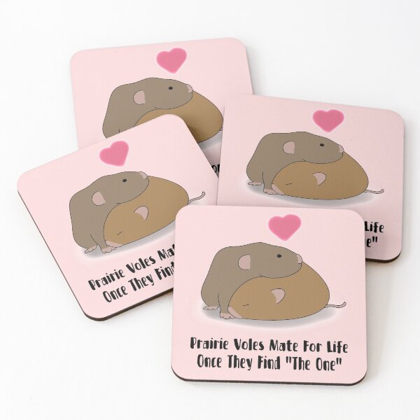 Item preview, Prairie voles mate for life, love, valentines day designed and sold by DesignsBySaxton.
