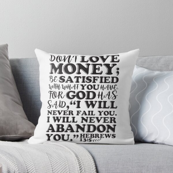 Item preview, Hebrews 13:5 designed and sold by plushism.