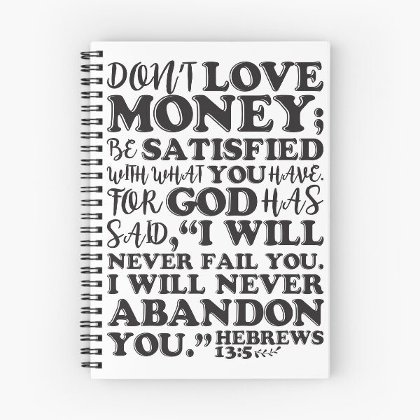 Item preview, Hebrews 13:5 designed and sold by plushism.