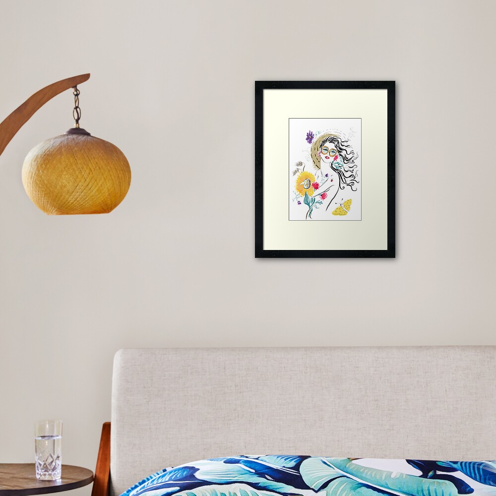 Item preview, Framed Art Print designed and sold by Tata-Dushan.