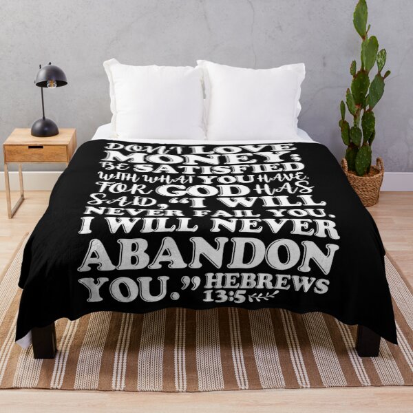 Item preview, Hebrews 13:5 designed and sold by plushism.